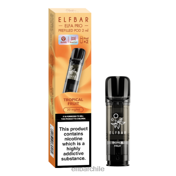 elfbar elfa pro cápsulas precargadas - 20 mg - paquete de 2 fruta tropical DS2DF88