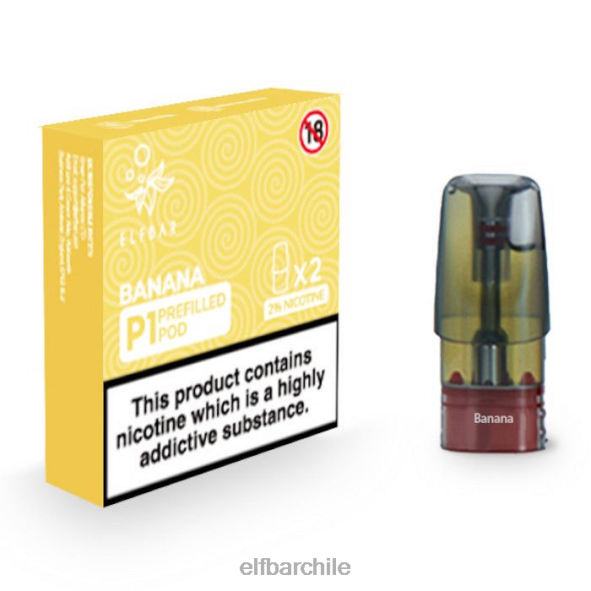 elfbar mate 500 p1 cápsulas precargadas - 20 mg (paquete de 2) banana DS2DF143