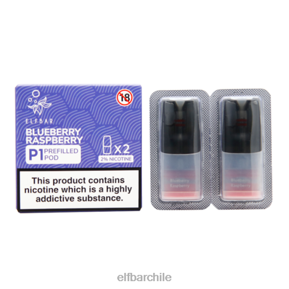 elfbar mate 500 p1 cápsulas precargadas - 20 mg (paquete de 2) frambuesa arándano DS2DF157