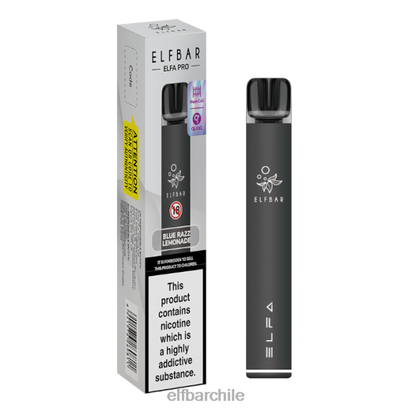 kit elfbar elfa pro pod - recargable Vaina precargada de limonada razz negra + azul DS2DF68