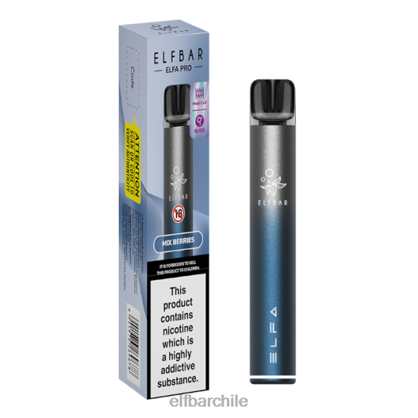 kit elfbar elfa pro pod - recargable azul crepúsculo + vaina precargada de frutos rojos variados DS2DF70