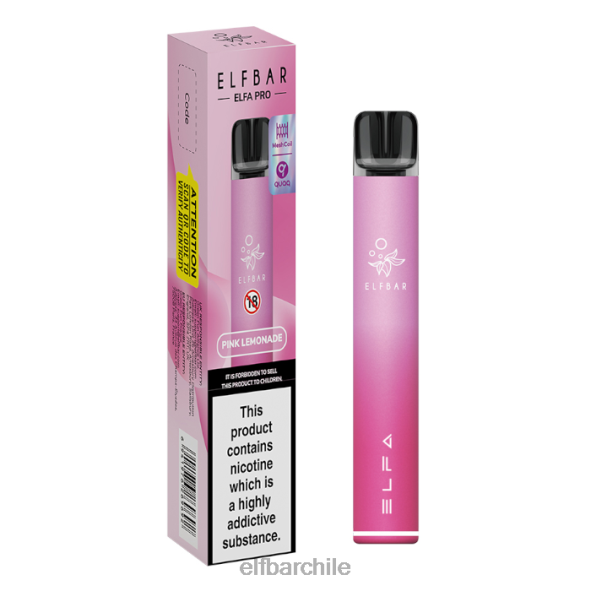 kit elfbar elfa pro pod - recargable vaina precargada de limonada rosa + rosa DS2DF72