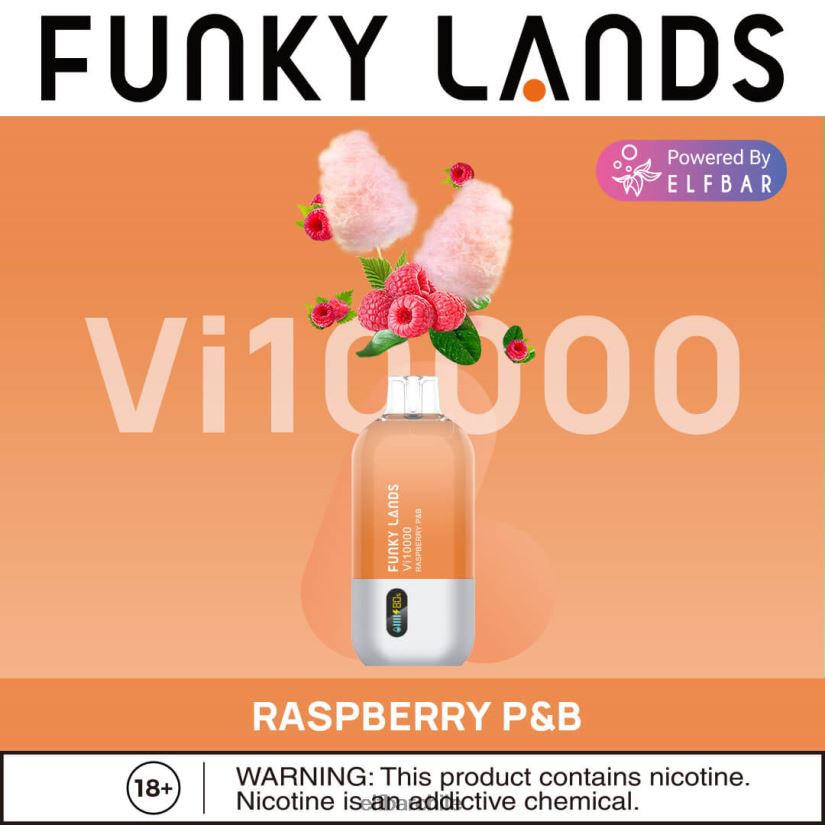 ELFBAR Funky Lands desechables vape vi10000 bocanadas frambuesa p&b L84404167