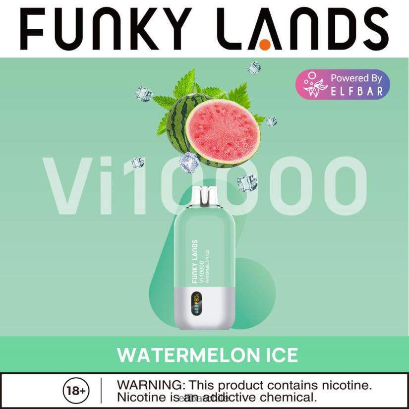 ELFBAR Funky Lands desechables vape vi10000 bocanadas hielo de sandia L84404168