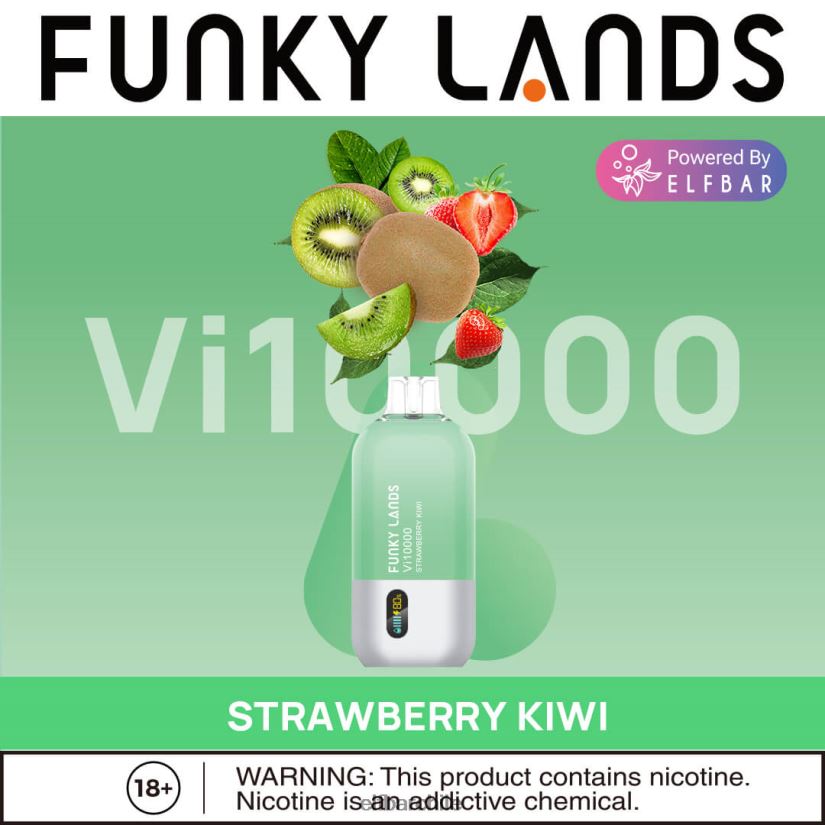 ELFBAR Funky Lands desechables vape vi10000 bocanadas kiwi fresa L84404161