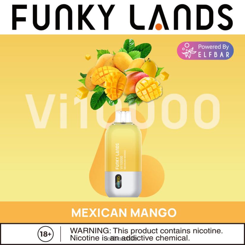 ELFBAR Funky Lands desechables vape vi10000 bocanadas mango mexicano L84404166