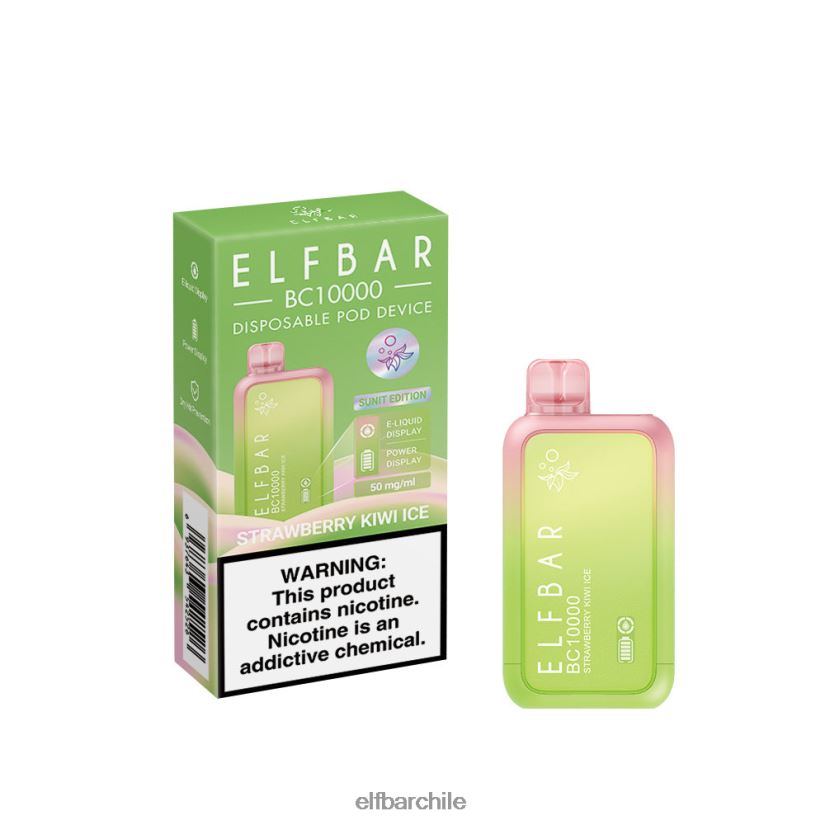 ELFBAR vape desechable nuevo bc10000 10000puffs hielo de fresa y kiwi L8440446