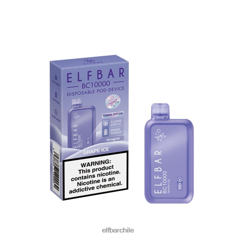 ELFBAR vape desechable nuevo bc10000 10000puffs hielo de uva L8440451