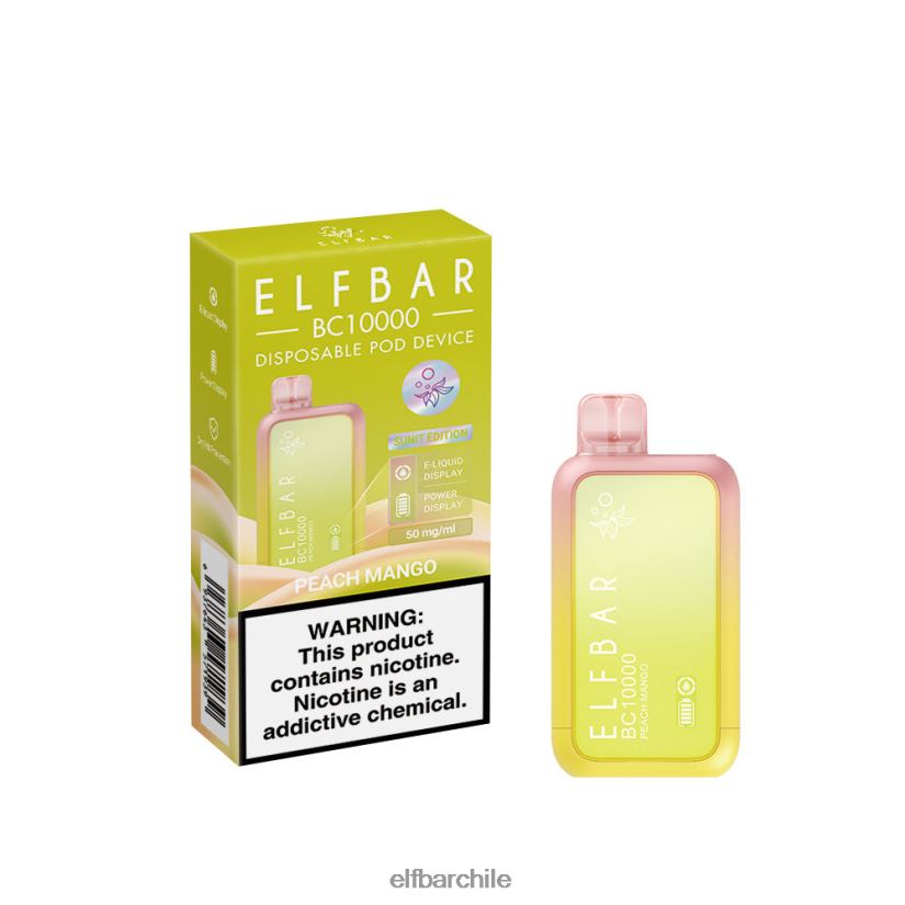 ELFBAR vape desechable nuevo bc10000 10000puffs mango durazno L8440442