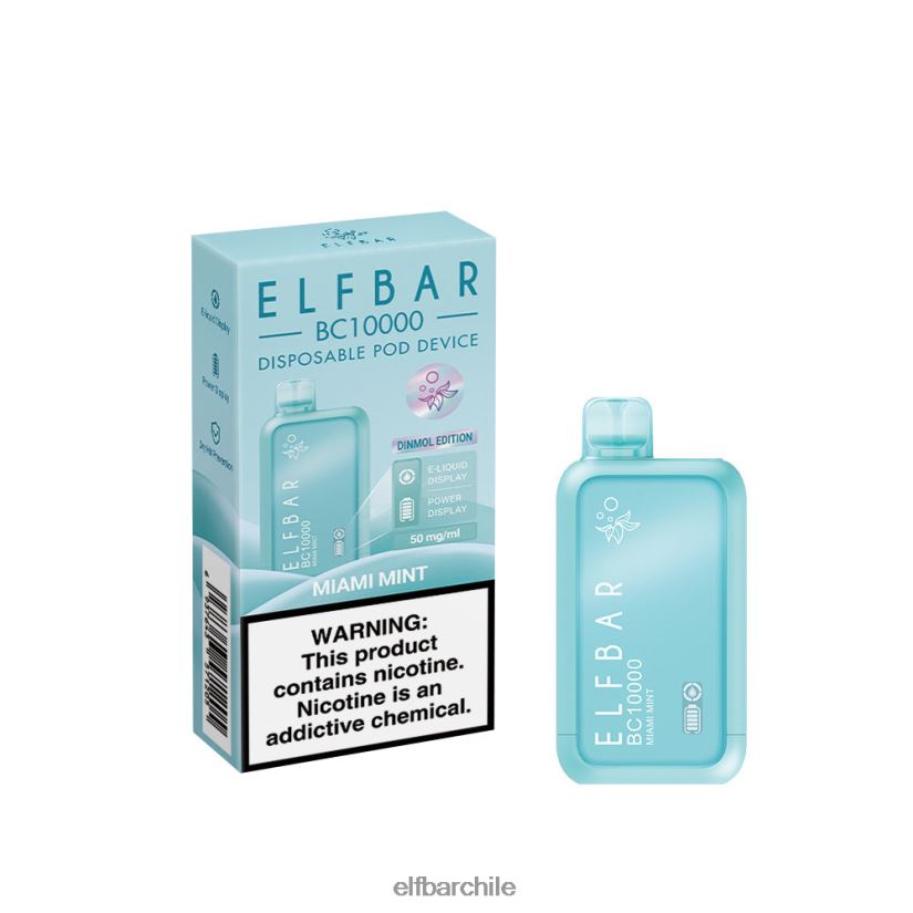 ELFBAR vape desechable nuevo bc10000 10000puffs menta de miami L8440452