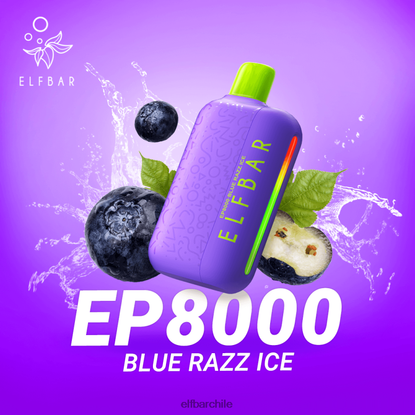 ELFBAR vape desechable nuevos soplos ep8000 hielo azul L8440465