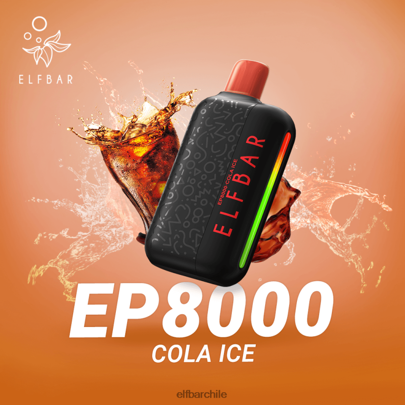 ELFBAR vape desechable nuevos soplos ep8000 hielo de cola L8440463