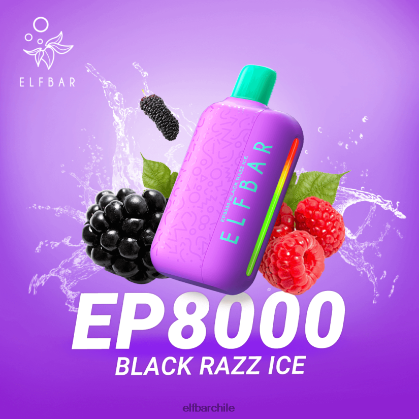 ELFBAR vape desechable nuevos soplos ep8000 hielo negro L8440470