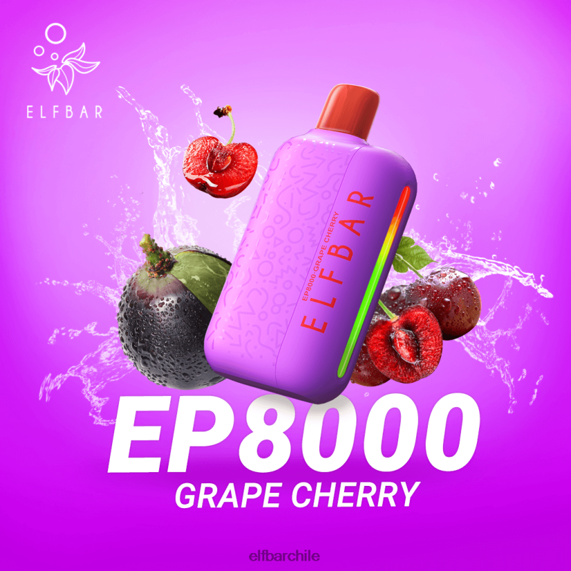 ELFBAR vape desechable nuevos soplos ep8000 limonada de cereza y durazno L8440458