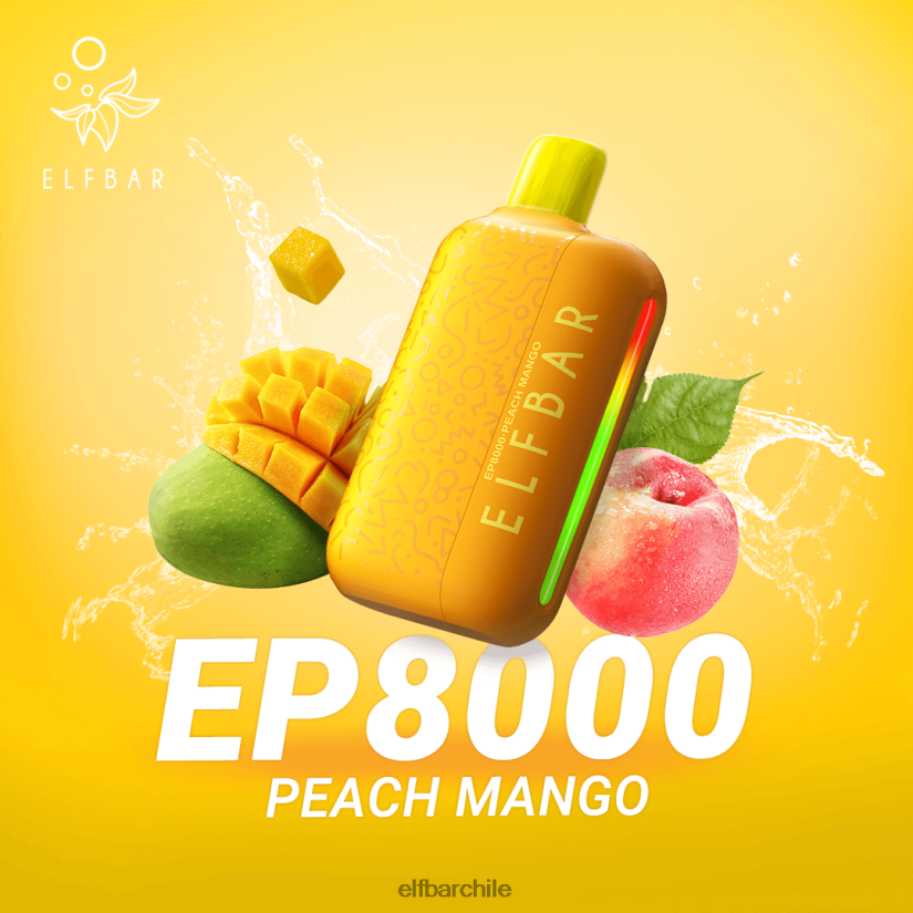 ELFBAR vape desechable nuevos soplos ep8000 mango durazno L8440474