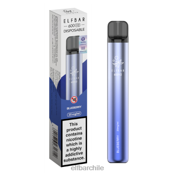 Vaporizador desechable elfbar 600v2 - 20 mg arándano DS2DF1