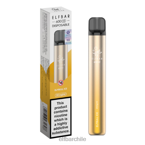 Vaporizador desechable elfbar 600v2 - 20 mg hielo elfturbo DS2DF28